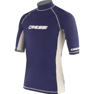 Cressi Short Sleeve Rash Guard - Blue Men's